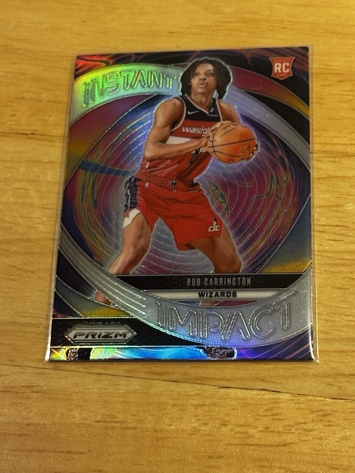 2024 Panini Prizm Instant Impact Bub Carrington Silver RC #17