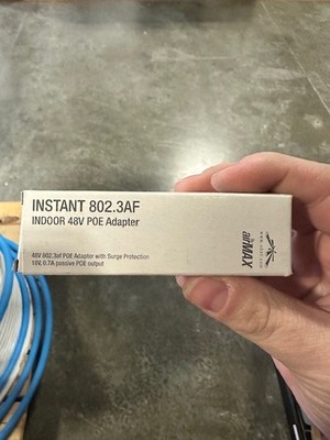 Ubiquiti INS-8023AF-I-US 802.3AF Passive PoE to 802.3AF Indoor Adapter