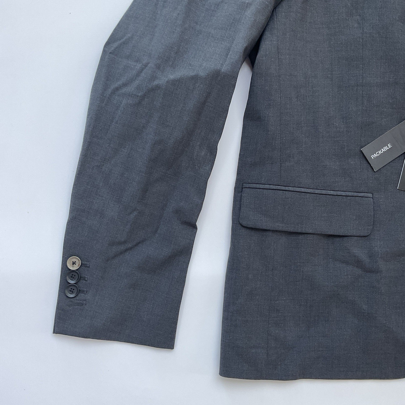 $348 Diesel Men’s J-Moyser Blazer In Grey Feature A Packable Size 52 - second product detail image
