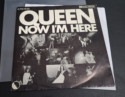 Vinyl Single 7'' QUEEN - Now I'm Here / Lily Of The Valley Top! 1976