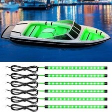 Green Led Strip Lights, Marine Boat Led Navigation Lights 30CM 15 SMD IP67 Water