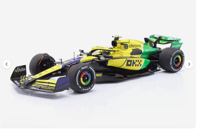 SOLIDO 1/18 mclaren monaco senna tribute #4 Lando Norris