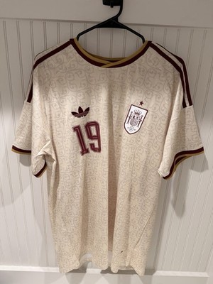 adidas Spain National Team Soccer Jersey Lamine Yamal #19 White
