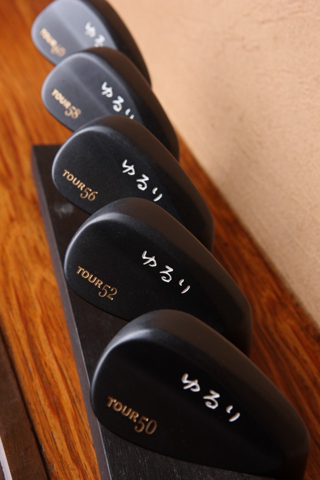 Tête solo Keigekiku Golf Japon Yururi Tour modèle coin 52deg or logo
