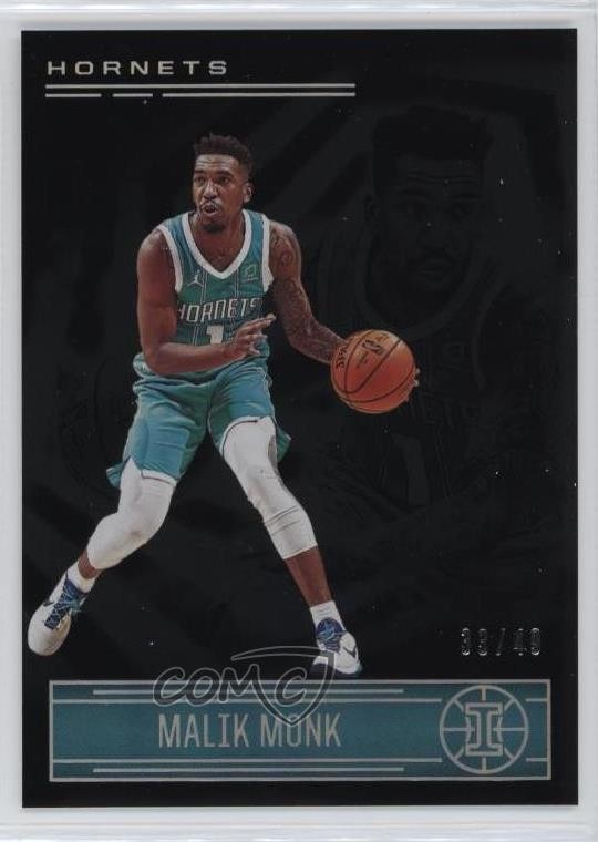 2020-21 Panini Illusions Trophy Collection Black 33/49 Malik Monk #72 10zj