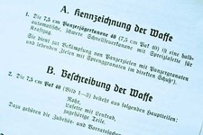 Dienstvorschrift D 393/1 7,5 cm Panzerj&auml;gerkanone 40 - Pak 40 Beschreibung