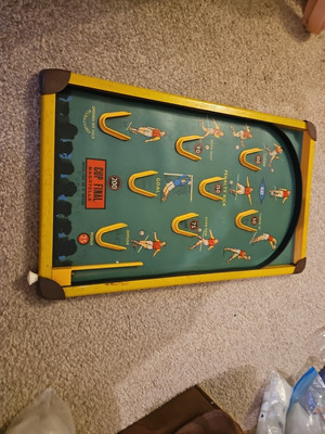VINTAGE FOOTBALL BAGATELLE CUP FINALSPIEL BOERD.