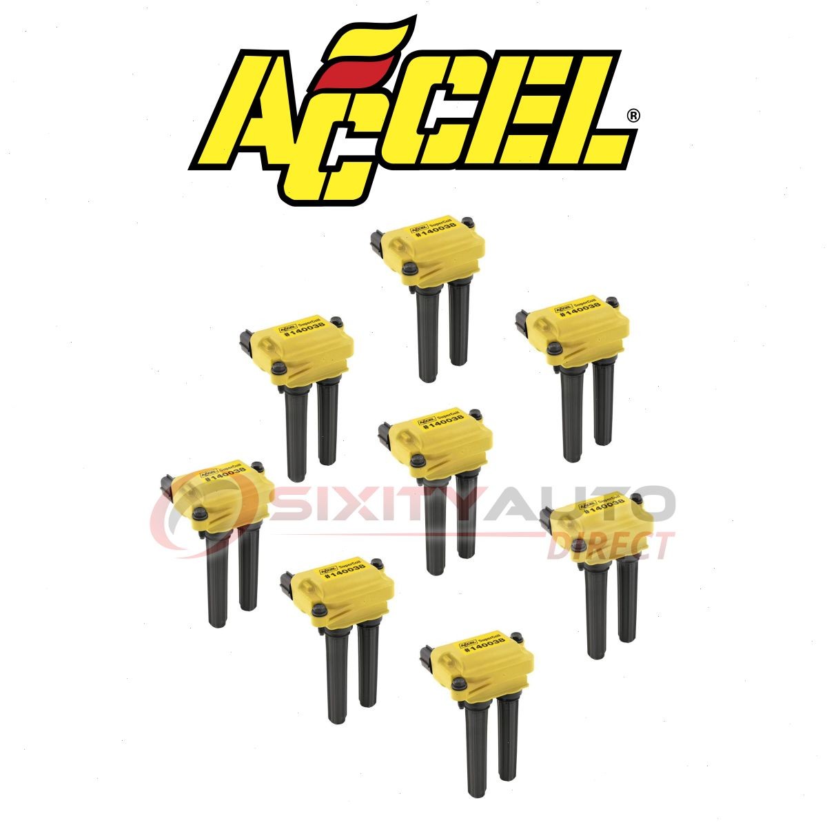 ACCEL Direct Ignition Coil Kit for 2007-2009 Chrysler Aspen 5.7L V8 -  ts