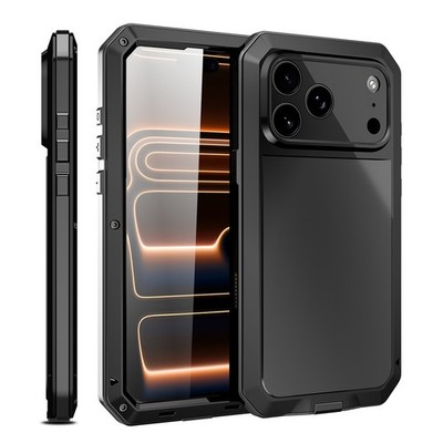 Case For iPhone 17 Pro Max/17 Pro/17 Aluminum Shockproof Cover Screen Protector