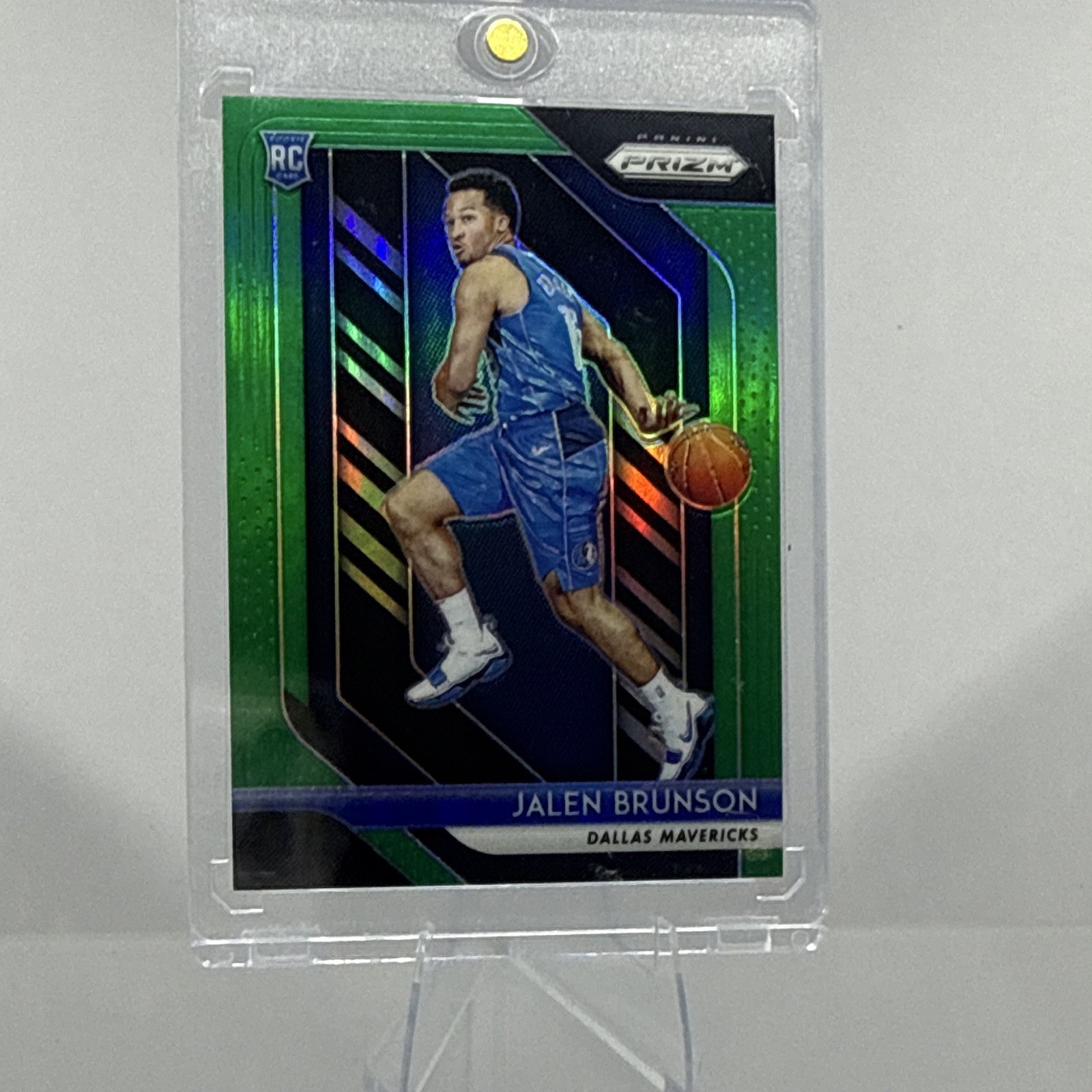 2018-19 Panini Prizm Jalen Brunson RC Prizm Green Rookie #250 Mavericks