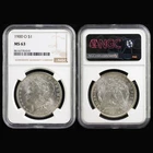 1900 O United States $1 Morgan Silver New Orleans Mint NGC MS 63