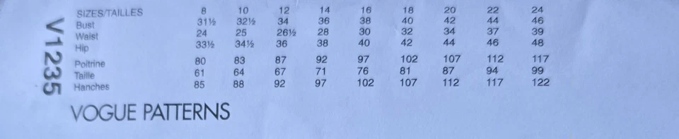 DKNY Crossover Ruched Pleated Grecian Dress Vogue 1235 Sewing Pattern - Image 4 of 4