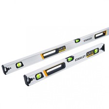 Stanley New Style FatMax Level Set 600mm & 1200mm Heavy Duty Spirit Level Set