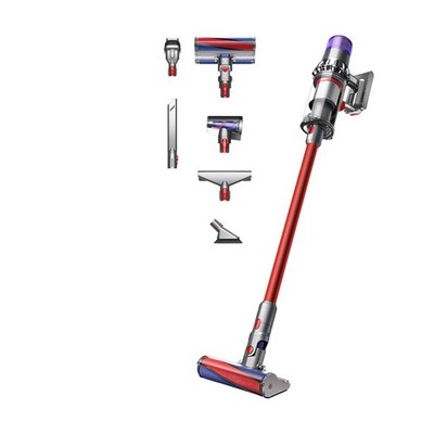 Dyson V11 Fluffy Kabelloser Staubsauger Nickel/Rot Generalüberholt