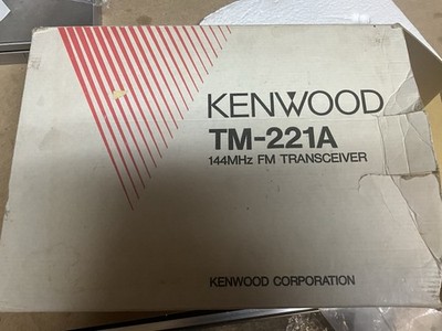 Vintage Kenwood TM-221A FM Transceiver amateur radio NEW in Open