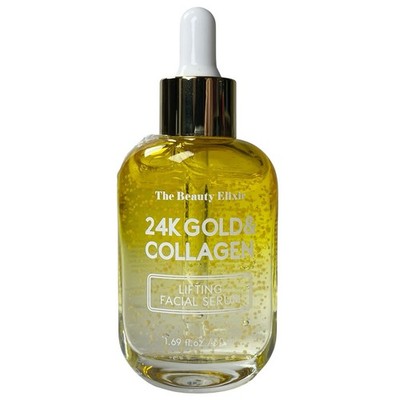 The Beauty Elixir Korean 24k Gold & Collagen Lifting Facial Serum 1.69 fl oz