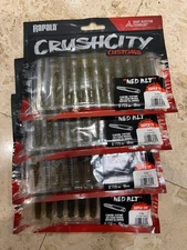 LOT OF 4 Packs Of Rapala Crush City Customs 3” NED BLT  GOBY