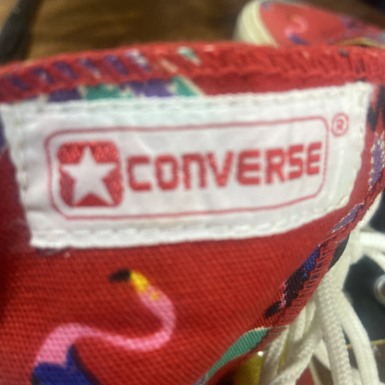 Converse All Star Kids Sneakers 13.5 Hawaiian Korea vintage anni 70 80 scarpe hitop