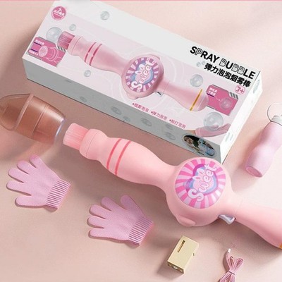 Colorful Smoke-Bubble-Machine&Elastic Bubble Fog Wand,Fog Bubble-Machin e L6Q6