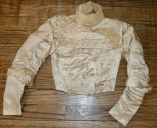 SPUN GLASS antique Victorian wedding outfit damaged