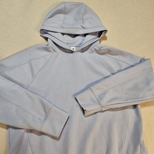 Womens Yogalicious Scuba Prodigy Hooded Pullover Light Blue Size Small
