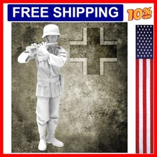 1/35 Scale Die-Cast Resin Figure Model Kit WWII The German Army Band Soldier ...
