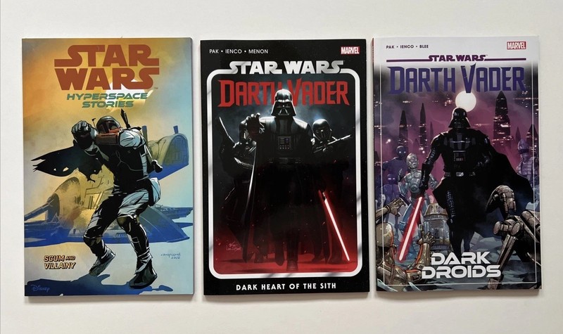 STAR WARS GRAPHIC NOVELS X 3 Books In A JOB LOT.