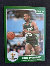 1985-86 Star Basketball Card # 130 Paul Pressey - Milwaukee Bucks (NM)