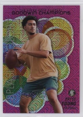 2023 Goodwin Champions Platinum Pink Traxx 97/299 Bryce Young Rookie RC sm6