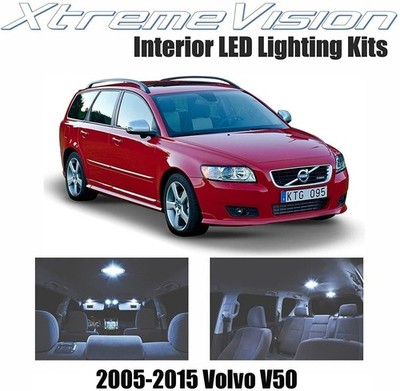 Xtremevision Interior LED for Volvo V50 2005-2015 (10 Pieces) Cool White...