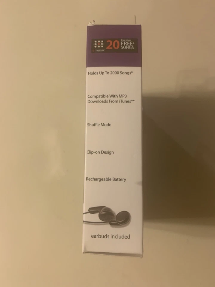 Eclipse CLD 4GB MP3 Music  Player + Disply Holds 2000 Songs Brand New Sealed Box - Image 4 of 4