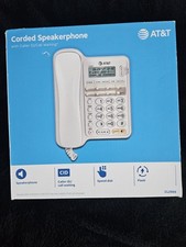 AT T CL2909 Corded Speakerphone Caller ID Call Waiting White  NEW Factory Sealed