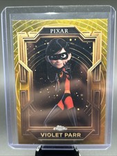 2025 Topps Chrome Pixar Gold Violet Parr Kaleidoscope