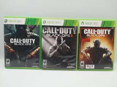 Call Of Duty Black Ops Trilogy 1, 2, 3 (Microsoft Xbox 360) TESTED