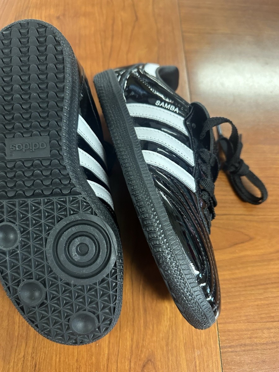 Adidas Samba Tongue Patent Pack Black Colorway Women's Size 5.5 Authentic  JI2707 | eBay