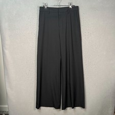 Banana Republic Womens Size 2 Black Sculpted Stretch Wide-Leg Pants