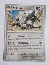 Pokemon Karten Maskerade im Zwielicht 122/167 Stolloss
