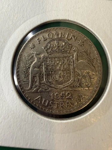 1952 Australia Florin — photo from the most recent tracked eBay sale