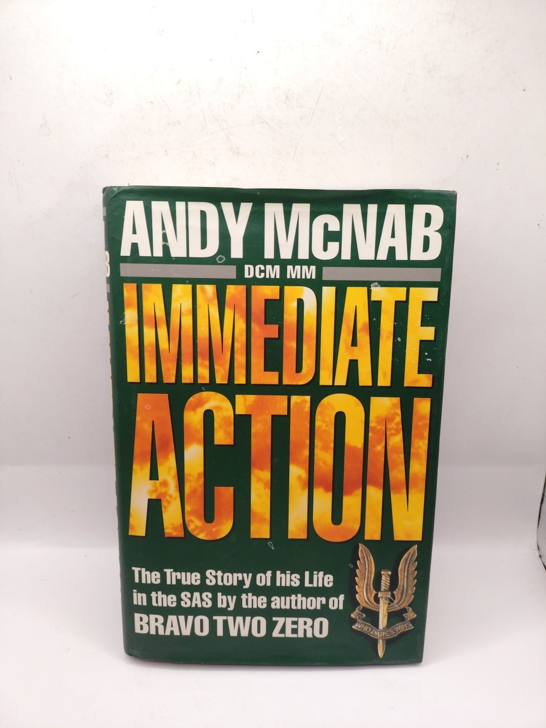 Immediate Action,Andy McNab Signed Hardback Book