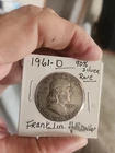 1961-D Franklin Half Dollar circulated  Uncertifed 90%silver