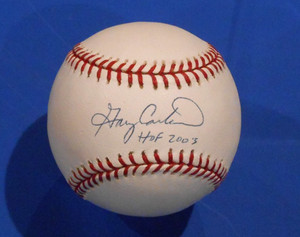 Gary Carter Signed MLB Baseball (Selig) - Reggie Jackson & Gary Carter Authentic