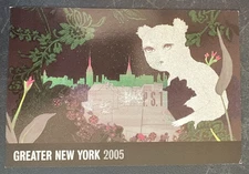 art postcard MOMA PS1 New Art in New York Now 2005 gallery invitation