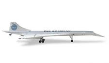 New! Herpa 538534 Pan Am Concorde "Clipper Yesterday's Tomorrow" reg N71PA 1:500