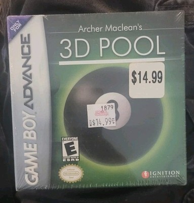 Archer MacLean's 3D Pool (Nintendo Game Boy Advance, 2004)