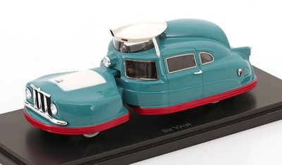 1:43 autocult SiR Vival 1958 turquoise-blue/red