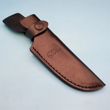 Ontario Knife Sheath Fixed Blade Black Leather OKC Belt Case 8.75" x 4.5" Hunter