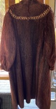 Classic Deep Chocolate 43" Long Beaver Coat