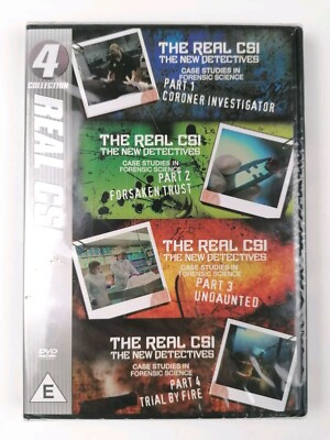 The Real CSI The New Detectives Case Studies in Forensic Science - 4 Parts DVD