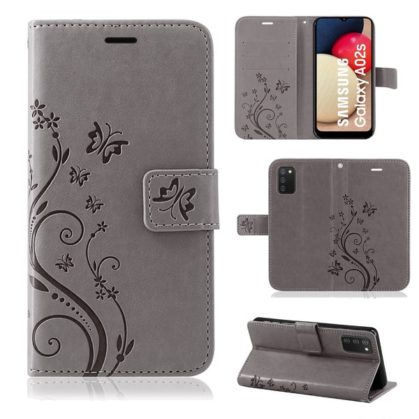 Handy Tasche FüR Samsung Galaxy A02S HüLle Case Schutz Tpu Schale Etui BuchhüLle-image