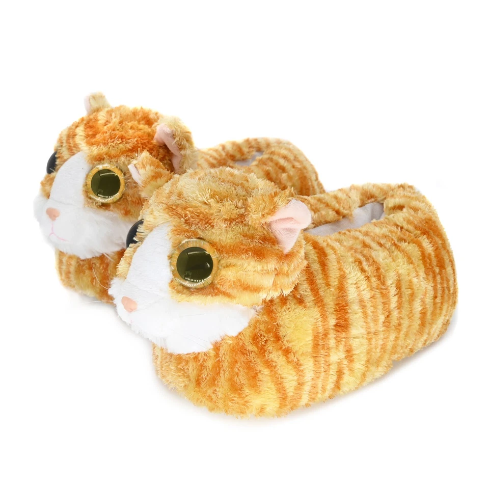 Тапочки Fuzzy Cat для женщин и мужчин, новинки домашние животные тапочки для взрослых - Изображение 3 из 4